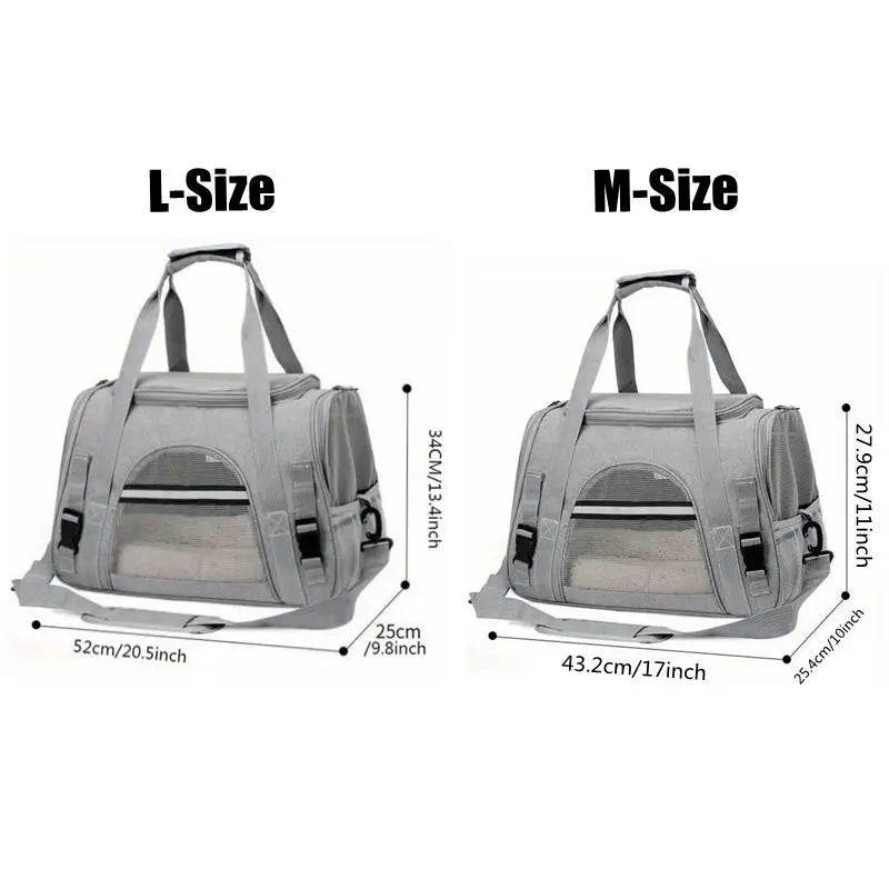 Pet Carrier for Large and Medium Cats, Soft-Sided Pet Carrier for Big Medium Cats and Puppy, Dog Carriers
