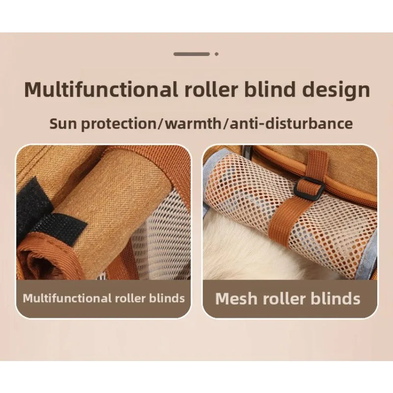 Pet Carrier Bag with Mesh Windows for Large Cat Small Dog Carriers Up To 26lbsTravel Puppy with Shoulder Strap Travel Vet Visits