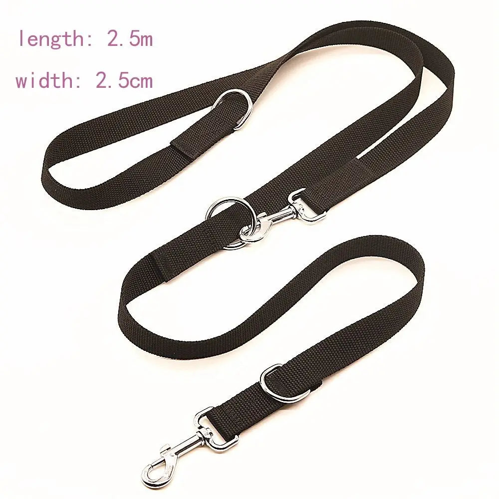 Adjustable Dogs Walking Training Lead Police Style Control Dog Lead Leash Dog Chain Dog Leashes Safety Pet Leashes