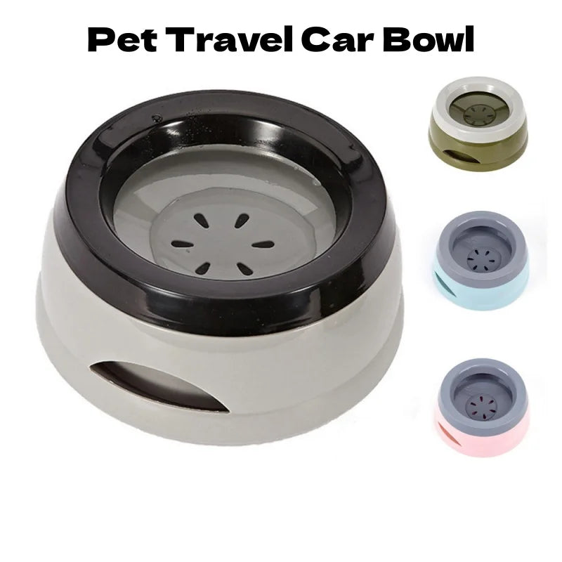 Pet Dog Bowls Floating Not Wetting Mouth Cat Bowl No Spill Drinking Water Feeder Plastic Portable Dog Bowl Dog Accessories